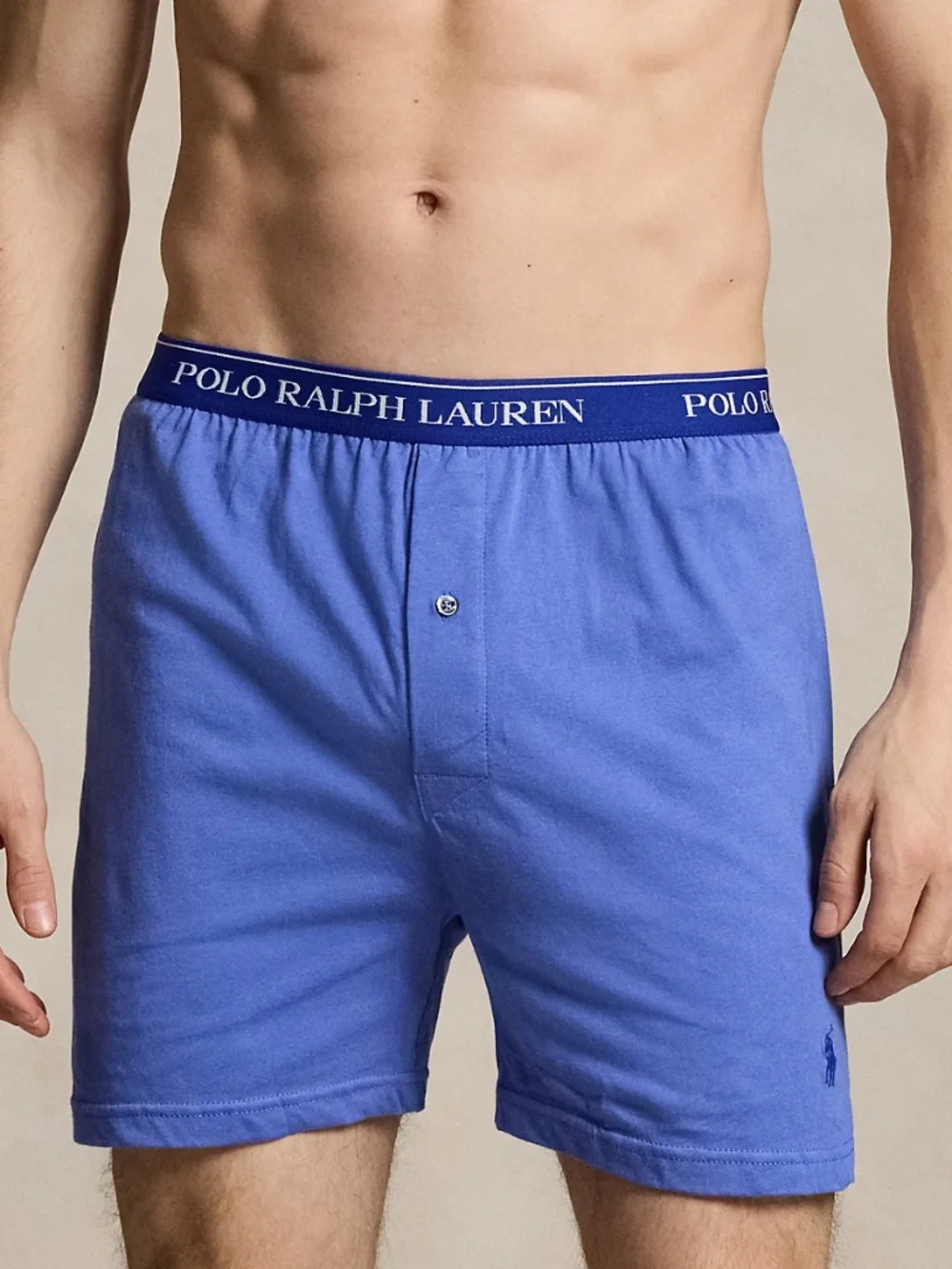 Ralph Lauren Men's 5-Pack Classic-Fit Cotton Knit Boxers - size M - NEW